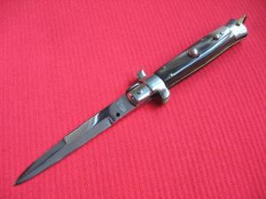 Rare MELLA Brand Italian 1950s Picklock Stiletto Switchblade Knife