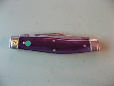 GREAT EASTERN NORTHFIELD 811224 COON SKINNER SMOOTH VIOLET CATTLE BONE