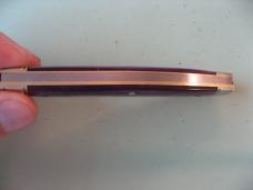 GREAT EASTERN NORTHFIELD 811224 COON SKINNER SMOOTH VIOLET CATTLE BONE