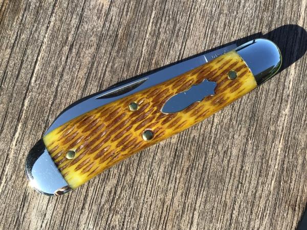 Great Eastern Cutlery 562118 Bird Dog Mustard Jig Bone Great Eastern Cutlery 562118 Bird Dog Mustard Jig Bone