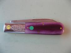 GREAT EASTERN 832125SS BOOMTOWN BARLOW SMOOTH PURPLE CAMEL BONE #1