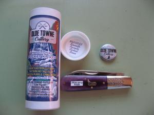 GREAT EASTERN 832125SS BOOMTOWN BARLOW SMOOTH PURPLE CAMEL BONE 2
