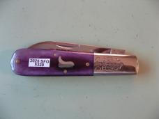 GREAT EASTERN 832125SS BOOMTOWN BARLOW SMOOTH PURPLE CAMEL BONE #2