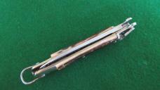 RARE c. 1950's FILUS German STAG SHOT SHELL Puller Switchblade w/Bail NICE !