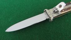 RARE c. 1950's FILUS German STAG SHOT SHELL Puller Switchblade w/Bail NICE !