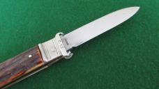RARE c. 1950's FILUS German STAG SHOT SHELL Puller Switchblade w/Bail NICE !