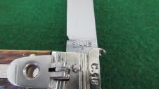RARE c. 1950's FILUS German STAG SHOT SHELL Puller Switchblade w/Bail NICE !