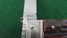 RARE c. 1950's FILUS German STAG SHOT SHELL Puller Switchblade w/Bail NICE !