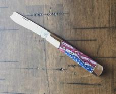 Case XX Vintage Flag Razor 2024 (1 of 350) 6100RAZ SS Natural Bone Knife