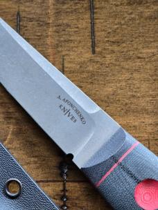 Aleksandr Afonchenko Custom Full-Size Hi-Tech Puukko – N690Co Steel – Micarta Handle – Kydex Sheath
