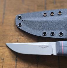 Aleksandr Afonchenko Custom Full-Size Hi-Tech Puukko – N690Co Steel – Micarta Handle – Kydex Sheath