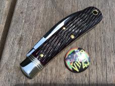Great Eastern Cutlery Northfield 470124 Viper Black Plum Jigged Bone