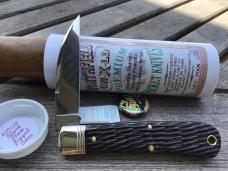 Great Eastern Cutlery Northfield 470124 Viper Black Plum Jigged Bone