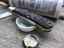 Great Eastern Cutlery Northfield 470124 Viper Black Plum Jigged Bone