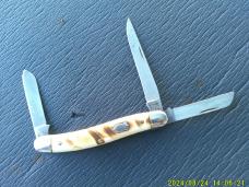 Schrade Walden 896K Butter & Molasses Stockman Knife