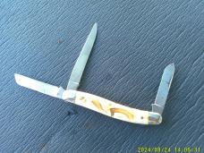 Schrade Walden 896K Butter & Molasses Stockman Knife