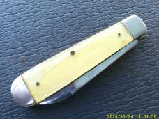 Camillus Cut Co 4 line Cracked Ice Jack Knife Crowell Apprentice