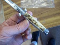 Italian 7 Inch Picklock Dolphin Maniago, Italy Gen. Stag/Antler UNUSED Beauty!