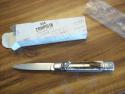 A.G.A. Campolin 8" Lever Maniago, Italy GO-55020-C Gen. Stag/Antler UNUSED W/Box