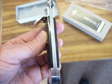 Hubertus Knife Shellpuller Patronenzieher Solingen Large Size 11 Exotic Black Ebonywood UNUSED NIB.