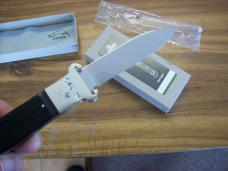 Hubertus Knife Shellpuller Patronenzieher Solingen Large Size 11 Exotic Black Ebonywood UNUSED NIB.