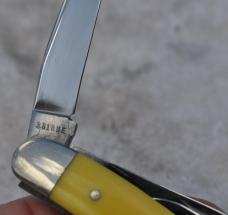 Case Case Stockman Delrin 3318 HE 10 Dot 1980 Mint Mirror Polished Blades Checks At Center Oin