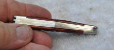 Case Whittler 3 1/2" Closed Factory Mint Split backspring 6383 6 Dots 1974 Jiged Red Bone Snaps!