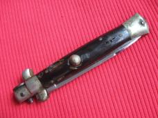 Vintage Italian "INOX IMPORT" 1960's Transitional 9" Horn Stiletto Switchblade 