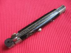 Vintage Italian "INOX IMPORT" 1960's Transitional 9" Horn Stiletto Switchblade 