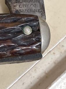 Schrade cut co Walden whittler with file EDC 