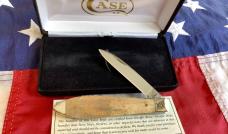 Exotic Case xx 2017 (TB EX1028 SS) w/ Beautiful Unique Giraffe Bone Handles -NOS in orig hard box