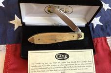 Exotic Case xx 2017 (TB EX1028 SS) w/ Beautiful Unique Giraffe Bone Handles -NOS in orig hard box