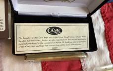 Exotic Case xx 2017 (TB EX1028 SS) w/ Beautiful Unique Giraffe Bone Handles -NOS in orig hard box