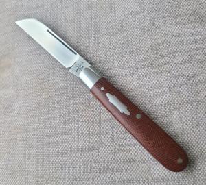 T A Davison Sheepsfoot Straight Jack3 38Canvas Micarta scalesCpm154jeweled liners1260