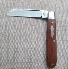 T A Davison Sheepsfoot Straight Jack...3 3/8..Canvas Micarta scales...Cpm154..jeweled liners..#1260