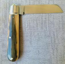 Bobby Toole Bark Mammoth Ivory Jack..Cpm154...3 7/8 closed...integral fluted bolsters..coa & pouch