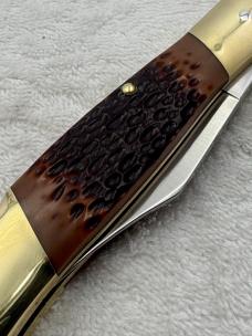 Camillus American Wildlife Series Deer #11  One Blade Folding Lock Back (#12)