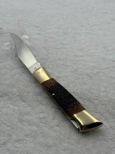 Camillus American Wildlife Series Deer #11  One Blade Folding Lock Back (#12)