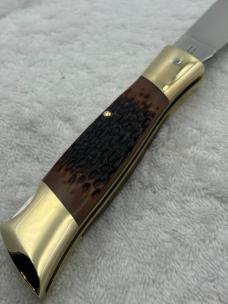 Camillus American Wildlife Series Deer #11  One Blade Folding Lock Back (#12)
