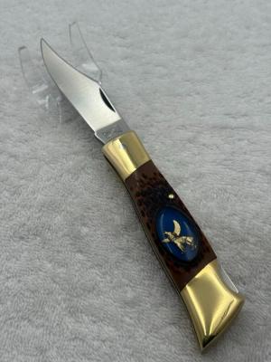 Camillus American Wildlife Series Howling Coyote 11 One Blade Lock Back 20