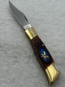 Camillus American Wildlife Series Howling Coyote #11 One Blade Lock Back (#20)