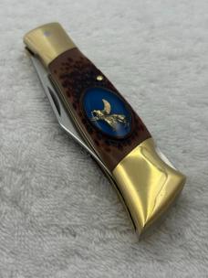 Camillus American Wildlife Series Howling Coyote #11 One Blade Lock Back (#20)