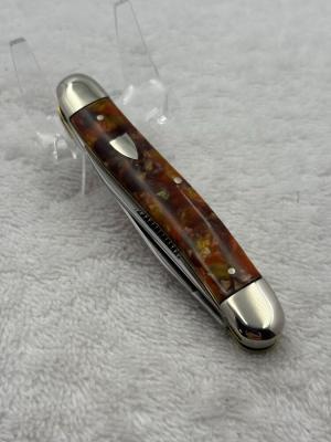 Bulldog Brand 1995 2 Blade Muskrat Pattern Pocket Knife Made In Germany 63