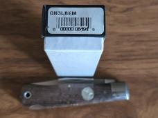Queen Cutlery #3L “Mountain Man” Lockback – Linen Micarta – D2 Tool Steel – USA Made – New in Box
