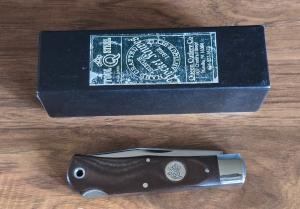 Queen Cutlery 3L Mountain Man Lockback Linen Micarta D2 Tool Steel USA Made New in Box