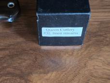 Queen Cutlery #3L “Mountain Man” Lockback – Linen Micarta – D2 Tool Steel – USA Made – New in Box
