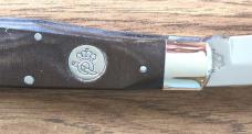 Queen Cutlery #3L “Mountain Man” Lockback – Linen Micarta – D2 Tool Steel – USA Made – New in Box