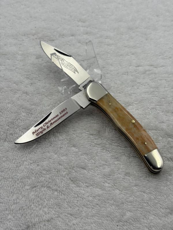 Parker Cutlery Co 1993 2 Blade Copperhead Pocket Knife Made In Japan (#29)