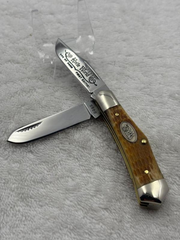 Cripple Creek 1982 Knife World 2 Blade Trapper 1 / 2000 First Edition (#58) Cripple Creek 1982 Knife World 2 Blade Trapper 1 / 2000 First Edition (#58)