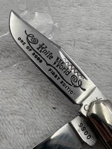 Cripple Creek 1982 Knife World 2 Blade Trapper 1 / 2000 First Edition (#58)